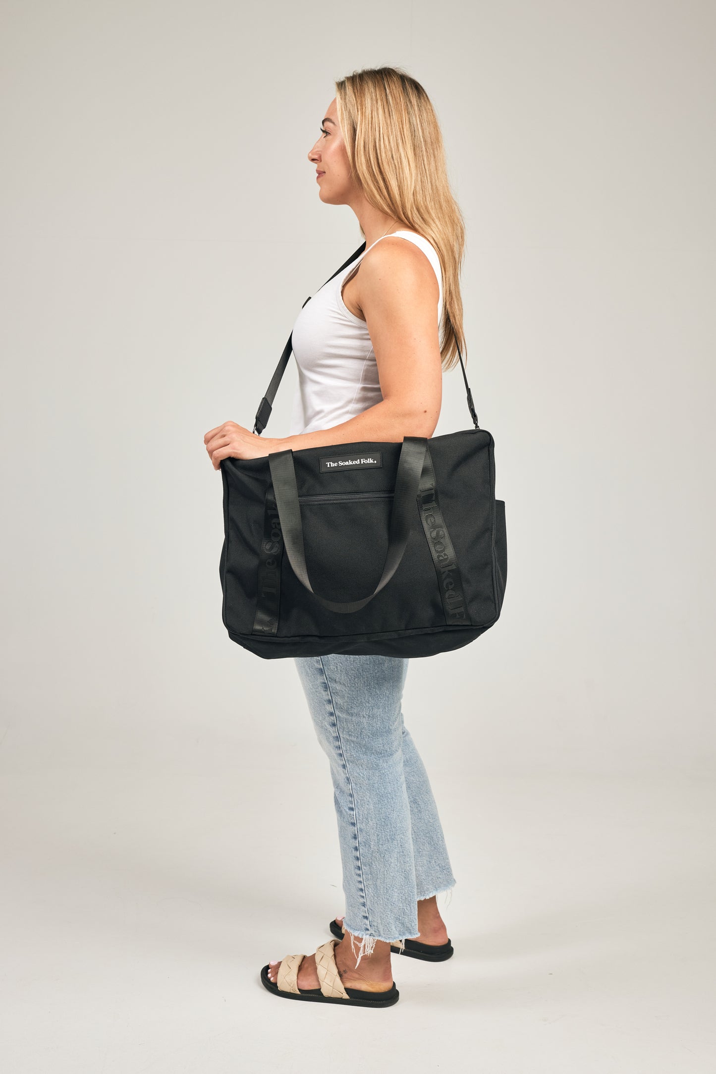 The Soaked Tote - Black